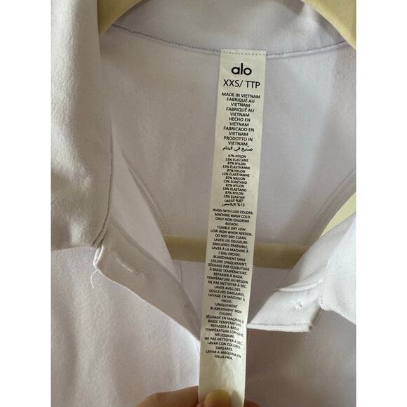 Alo Yoga Charmed White Tennis Dress - XXS Preppy Sporty Chic - Picture 6 of 7